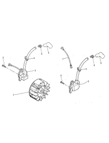 Figure 3 - Ignition And Flywheel Assemblies parts for Mcculloch Grass Line Trimmer MAC 80-SX 14400029-15 from AppliancePartsPros.com