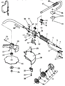 Shaft   /   Shield   /   Cutter Assembly parts for Mcculloch Grass Line Trimmer MAC 85-SL 15-400029-09 from AppliancePartsPros.com