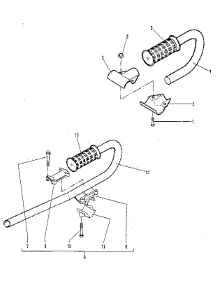 Figure 4 - Handle Assemblies parts for Mcculloch Grass Line Trimmer MAC 85-SX 14400029-16 from AppliancePartsPros.com