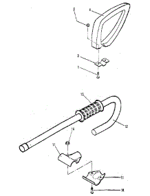 Handle Assemblies parts for Mcculloch Grass Line Trimmer MAC 85-SX 14400029-16 from AppliancePartsPros.com