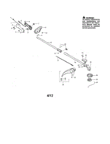 Drive Shaft  /  Shield  /  Handle parts for Mcculloch Grass Line Trimmer MC125 TYPE 1 from AppliancePartsPros.com