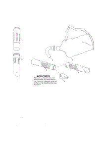 Vac Tubes & Bag parts for Mcculloch Leaf Blower MC200VS TYPE 1 from AppliancePartsPros.com