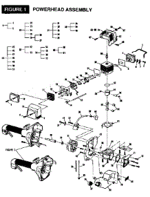 Powerhead Assembly parts for Mcculloch Grass Line Trimmer SILVER EAGLE 28-11400128-03 from AppliancePartsPros.com