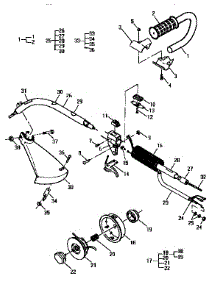 Shaft  /  Shield  /  Cutter Assembly parts for Mcculloch Grass Line Trimmer TITAN 2000-400028-15 from AppliancePartsPros.com