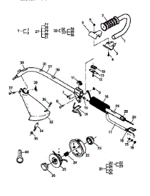 Shaft  /  Shield  /  Cutter Assembly parts for Mcculloch Grass Line Trimmer TITAN 2030 12-400060-06 from AppliancePartsPros.com