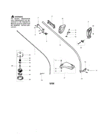 Driveshaft  /  Shield  /  Cutting Head parts for Poulan Grass Line Trimmer 112 from AppliancePartsPros.com