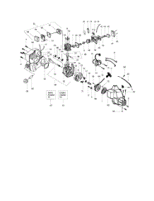 Crankshaft  /  Crankcase  /  Muffler parts for Poulan Grass Line Trimmer 112 from AppliancePartsPros.com