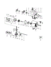 Cylinder  /  Crankcase  /  Crankshaft parts for Poulan Grass Line Trimmer 131 from AppliancePartsPros.com