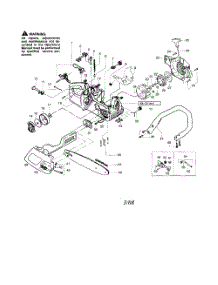 Chassis  /  Bar  /  Handle parts for Poulan Chainsaw 1950LE TYPE 1 from AppliancePartsPros.com