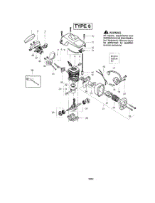 Cylinder  /  Shield-Cylinder parts for Poulan Chainsaw 1975 TYPE 6 from AppliancePartsPros.com