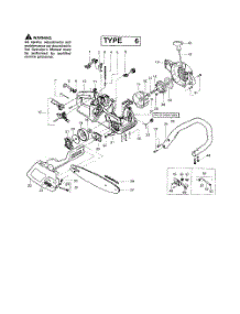 Chain  /  Bar  /  Housing parts for Poulan Chainsaw 1975 TYPE 6 from AppliancePartsPros.com