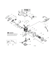 Cylinder  /  Shield-Cylinder parts for Poulan Chainsaw 1975 TYPE 7 from AppliancePartsPros.com