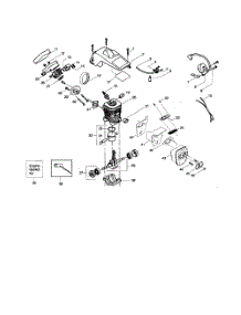 Shield  /  Cylinder  /  Crankshaft parts for Poulan Chainsaw 2050LE TYPE 1 from AppliancePartsPros.com