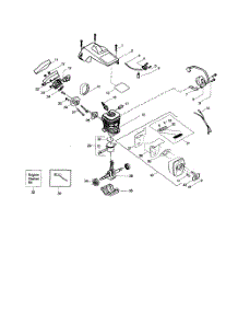 Shield  /  Cylinder  /  Crankshaft parts for Poulan Chainsaw 2050LE TYPE 2 from AppliancePartsPros.com