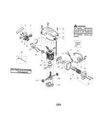 Engine parts for Poulan Chainsaw 2050WT TYPE 1-6 from AppliancePartsPros.com