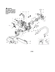 Chassis  /  Bar  /  Handle parts for Poulan Chainsaw 2055 TYPE 1-5 from AppliancePartsPros.com