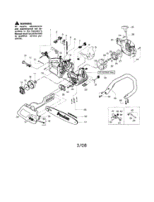 Chassis  /  Bar  /  Handle parts for Poulan Chainsaw 2055LE TYPE 2 from AppliancePartsPros.com