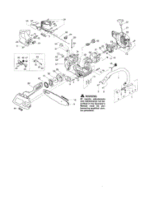 Chassis  /  Bar  /  Handle parts for Poulan Chainsaw 220 TYPE 1-3 from AppliancePartsPros.com