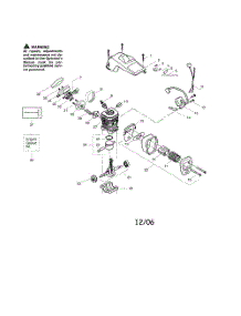 Shield  /  Cylinder  /  Crankshaft parts for Poulan Chainsaw 220 TYPE 4 from AppliancePartsPros.com