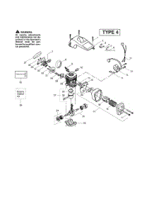 Cylinder  /  Crankcase  /  Crankshaft parts for Poulan Chainsaw 220 TYPE 4 (RECON) from AppliancePartsPros.com