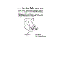 Service Reference parts for Poulan Chainsaw 220 TYPE 5 from AppliancePartsPros.com