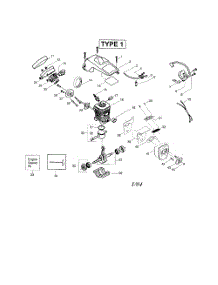 Crankshaft  /  Shield  /  Cylinder parts for Poulan Chainsaw 221LE TYPE 1 from AppliancePartsPros.com