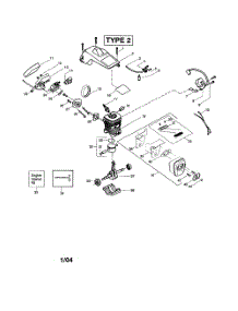Crankshaft  /  Shield  /  Cylinder parts for Poulan Chainsaw 221LE TYPE 2 from AppliancePartsPros.com