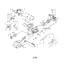Chassis  /  Bar  /  Handle parts for Poulan Chainsaw 2250 TYPE 6 from AppliancePartsPros.com