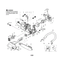 Chassis  /  Bar  /  Handle parts for Poulan Chainsaw 2375 TYPE 7 from AppliancePartsPros.com