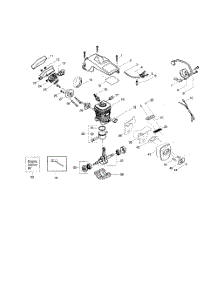 Shield  /  Cylinder  /  Crankshaft parts for Poulan Chainsaw 2375LE TYPE 1 from AppliancePartsPros.com