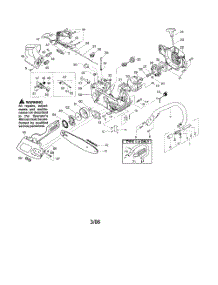 Chassis  /  Bar  /  Handle parts for Poulan Chainsaw 2450 TYPE 1-5 from AppliancePartsPros.com