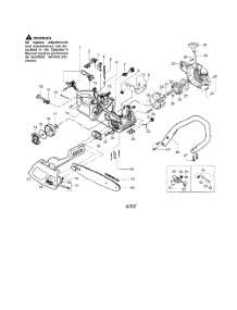 Fan Housing  /  Chain-14"  /  Flywheel parts for Poulan Chainsaw 2500LE from AppliancePartsPros.com