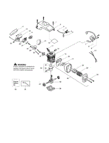 Shield  /  Cylinder  /  Crankshaft parts for Poulan Chainsaw 2550 TYPE 7 from AppliancePartsPros.com
