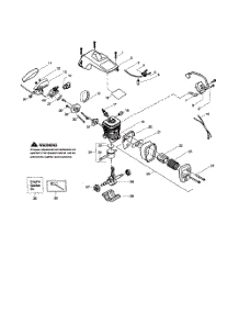 Cylinder  /  Shield  /  Crankshaft parts for Poulan Chainsaw 2550SE TYPE 2 from AppliancePartsPros.com
