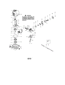 Cylinder  /  Crankshaft  /  Crankcase parts for Poulan Hedge Trimmer 25HHT TYPE 1 from AppliancePartsPros.com