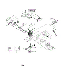 Cylinder  /  Shield  /  Crankshaft parts for Poulan Chainsaw 260 LE TYPE 2 from AppliancePartsPros.com