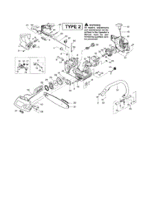Chassis  /  Chain  /  Bar  /  Housing parts for Poulan Chainsaw 260 TYPE 2 (RECON) from AppliancePartsPros.com