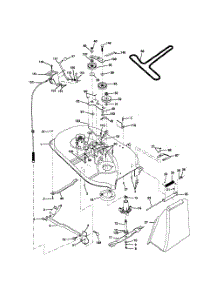 Mower Deck parts for Poulan Riding Mower Tractor 270450 from AppliancePartsPros.com