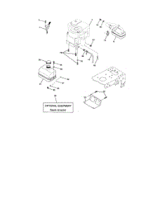 Engine parts for Poulan Riding Mower Tractor 270451 from AppliancePartsPros.com