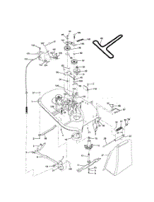 Mower Deck parts for Poulan Riding Mower Tractor 270451 from AppliancePartsPros.com