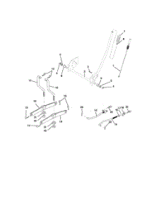 Lift Assembly parts for Poulan Riding Mower Tractor 271491 from AppliancePartsPros.com