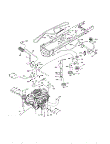 Drive parts for Poulan Riding Mower Tractor 274430 from AppliancePartsPros.com