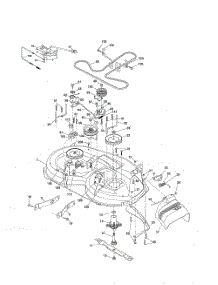Mower Deck parts for Poulan Riding Mower Tractor 274430 from AppliancePartsPros.com