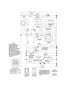Schematic Diagram parts for Poulan Riding Mower Tractor 274430 from AppliancePartsPros.com