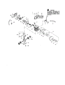 Cylinder  /  Shield  /  Crankshaft parts for Poulan Chainsaw 2775 TYPE 4 from AppliancePartsPros.com