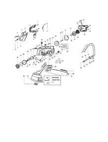 Chassis  /  Handle  /  Bar parts for Poulan Chainsaw 295 TYPE 3 from AppliancePartsPros.com