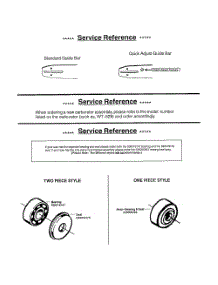 Service Reference parts for Poulan Chainsaw 295 TYPE 3 from AppliancePartsPros.com