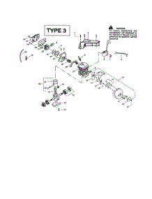 Shield  /  Cylinder  /  Crankshaft parts for Poulan Chainsaw 295 TYPE 3 (RECON) from AppliancePartsPros.com
