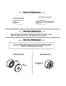 Service Reference parts for Poulan Chainsaw 295 TYPE 3 (RECON) from AppliancePartsPros.com