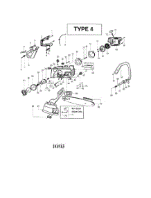 Throttle  /  Chassis  /  Chain  /  Bar parts for Poulan Chainsaw 295 TYPE 4 (RECON) from AppliancePartsPros.com